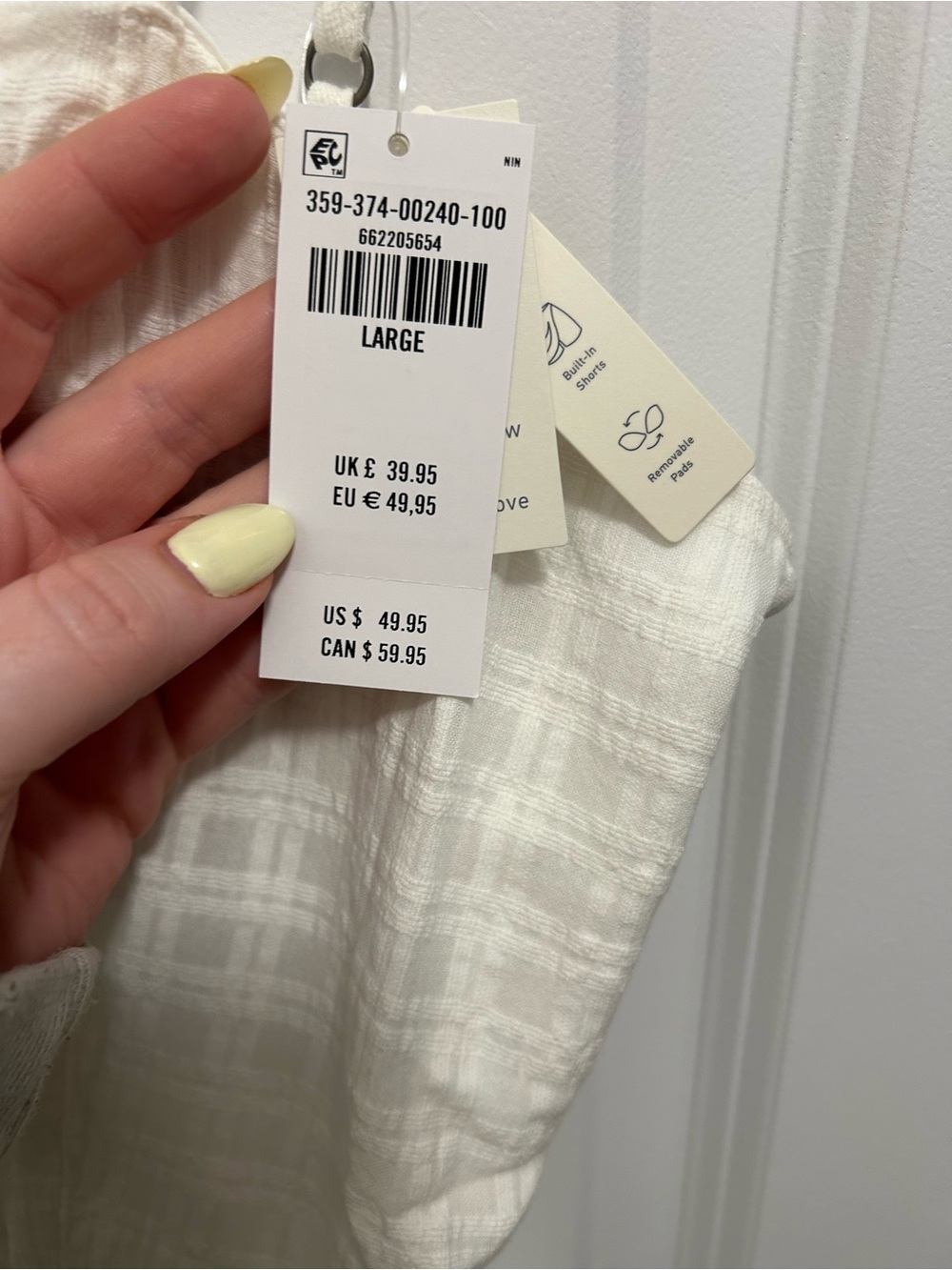 Hollister NWT L Open Back Spaghetti Strap Mini Dress - Picture 2 of 6